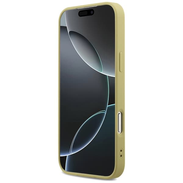 Guess Fixed Glitter Big 4G cover til iPhone 17 Pro Max guld