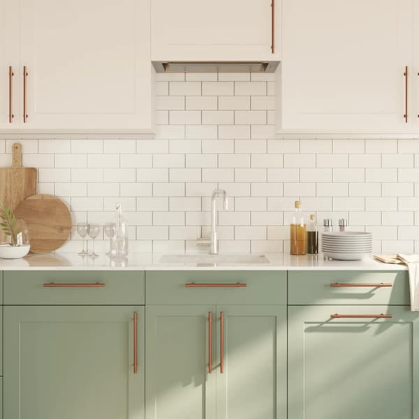 vidaXL skabsgreb 20 stk. bronze 192 mm rustfrit stål