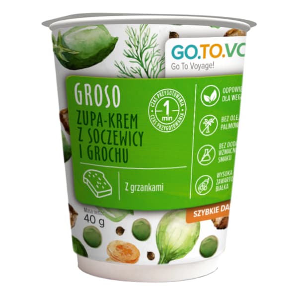 GROSO linssi- ja hernekeitto 40g