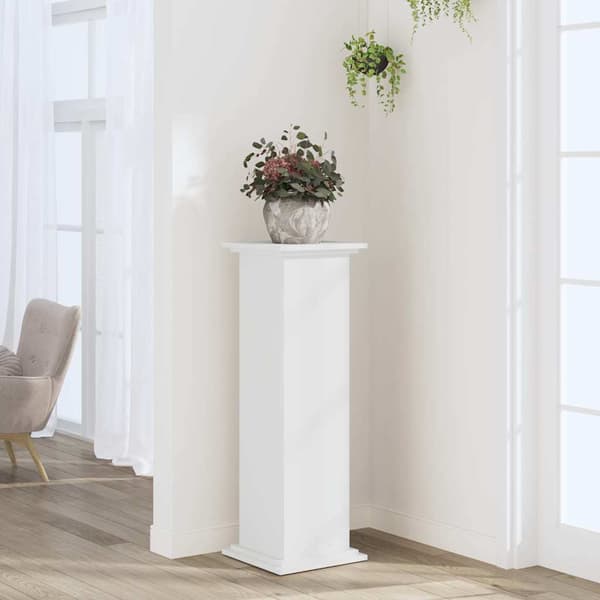 vidaXL Växtställ vit 33x33x100 cm