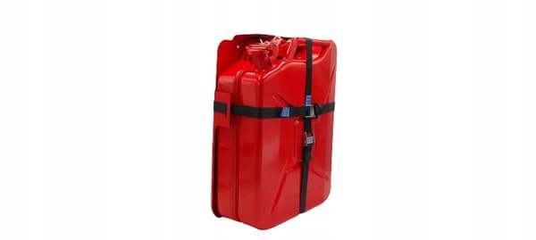 rød metalbeholder 20 L+ gelmontering