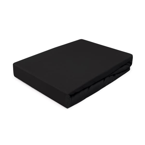 Sengetøj 140x200 jersey 100% bomuld sort