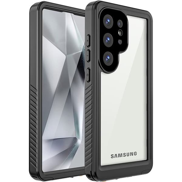 IP68 Vandtæt Etui til Samsung Galaxy S25 Ultra, Sort