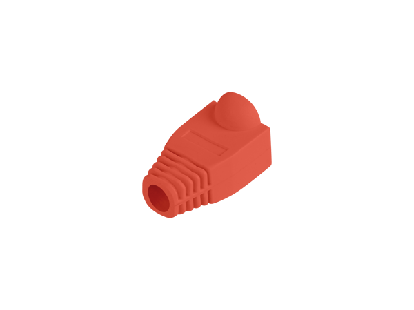 Røde RJ45-stikhætter, 100 stk.