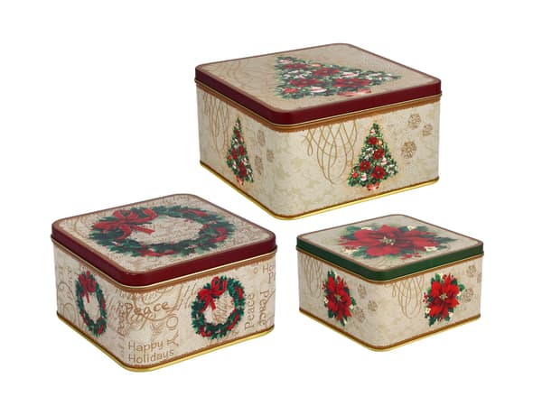 3 joulupurkin setti