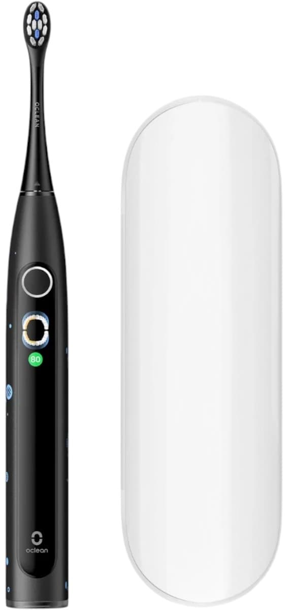 Oclean X Kids elektrisk tandbørstesæt, sort