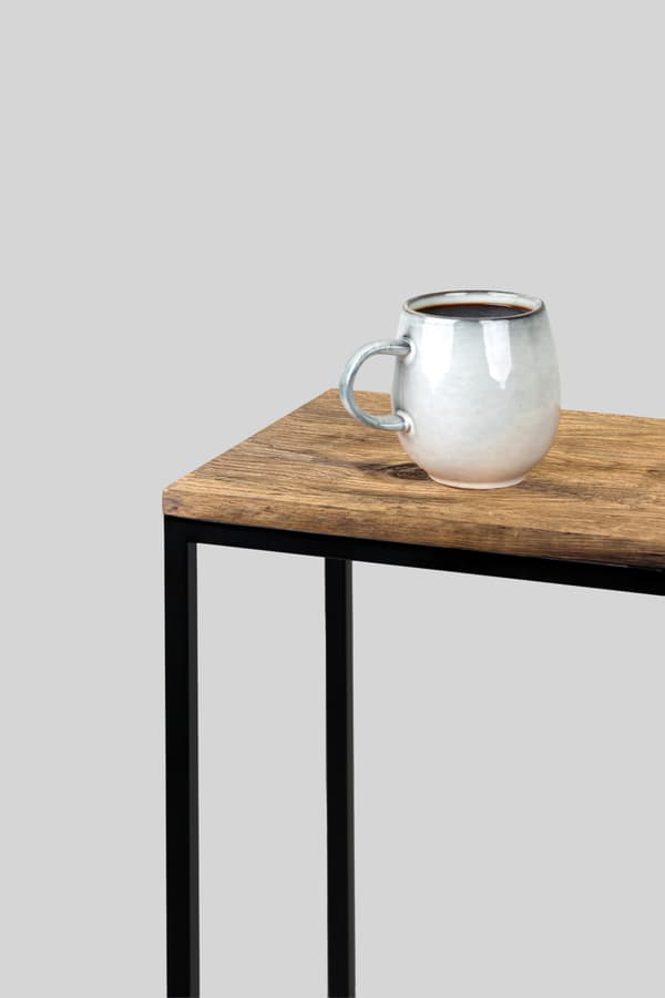 Laptopbord Side Kaffe Nat Loft Sort Træ Ovn