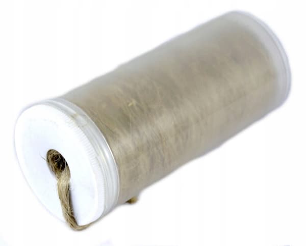 Agam linnefiber, spole i plasthållare, 80 g