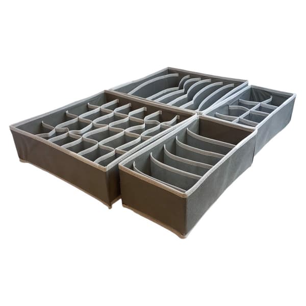 Garderobeskuffeorganisator 4 stk.