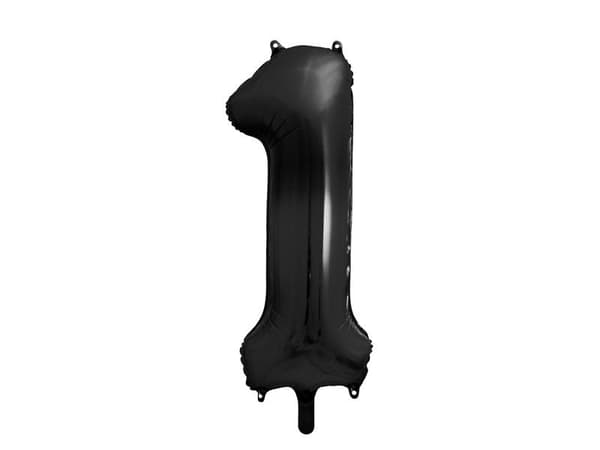 Folieballon 1 sort 86 cm