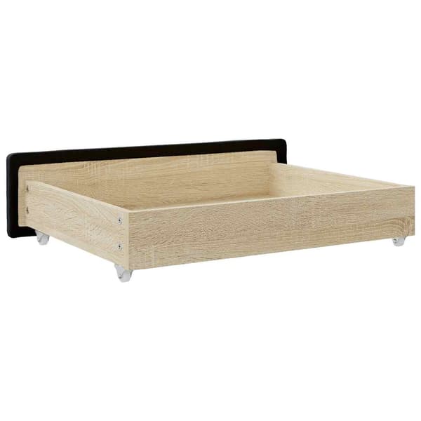 vidaXL skuffer under sengen, 2 stk., sort