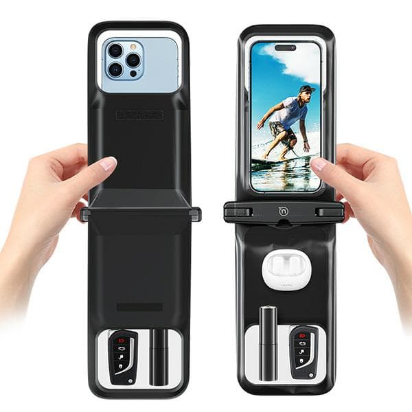 USAMS Vattentätt Dubbelfodral 6,7" IP68 Vit