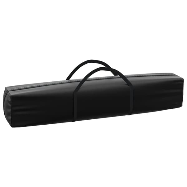 vidaXL foldbart festtelt med sider sort 3x6 m