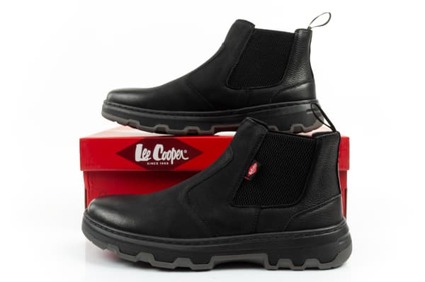 Lee Cooper Læder Sort [LCJ-25-33-3967M] år.42
