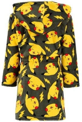 Pikachu Pokémon badekåbe varm blød khaki 128