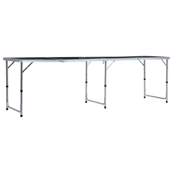 vidaXL foldbart ølpongbord med kopper og bolde 240 cm