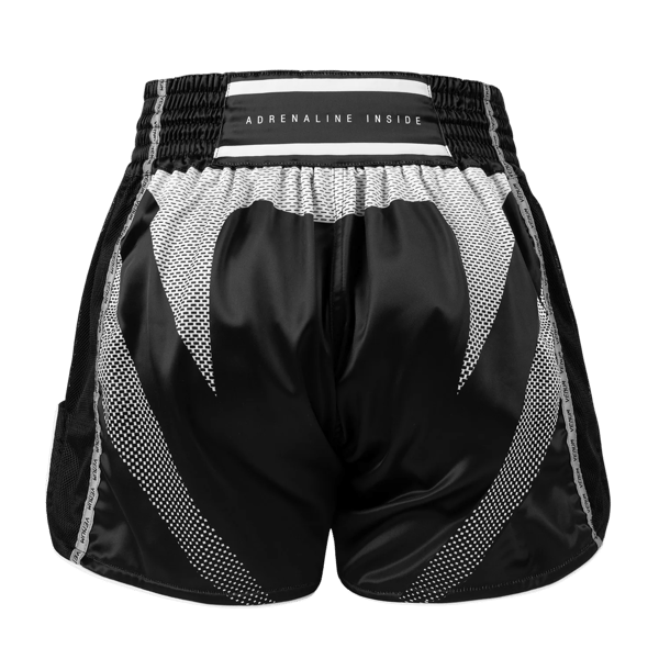 Venum Adrenaline Muay Thai Shorts Sort/Sølv M