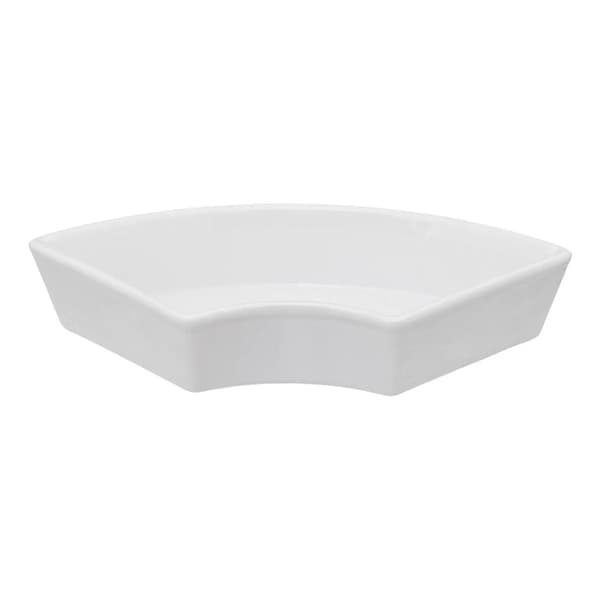Runt snackset på en bricka
