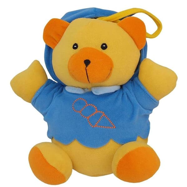 Blå bamse rejsevedhæng