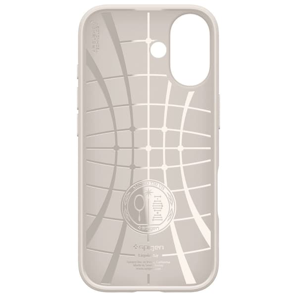 Spigen Liquid Air cover til iPhone 17 i titanium