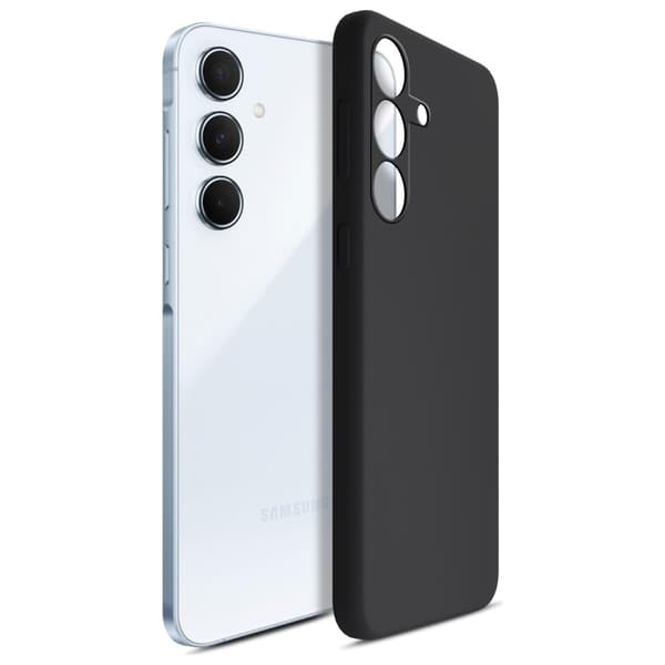 3MK Silikonskal för Galaxy A55 5G, Svart