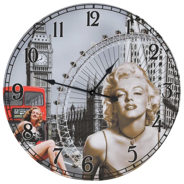 vidaXL Vintage Marilyn Monroe -seinäkello, 60 cm