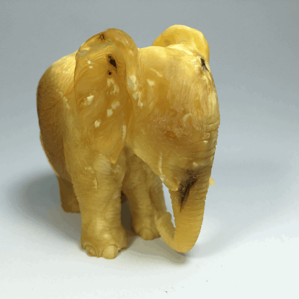 Elefant - Baltisk rav smykker