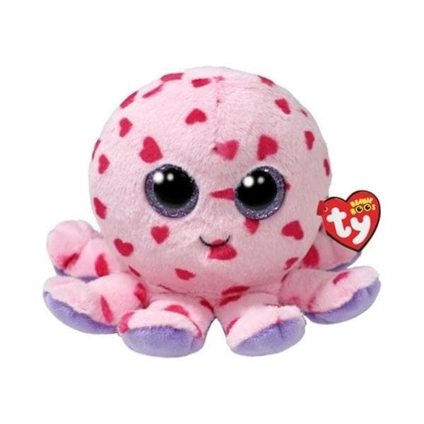 Beanie Boos Bubbles - Lyserød Blæksprutte 15cm