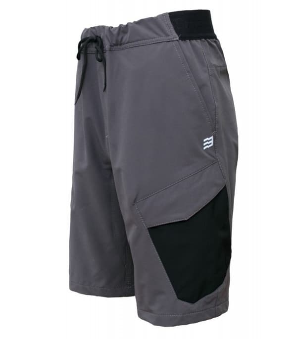 BoSafety COMFORT elastiska, slitstarka arbetsshorts, grå och svart 64