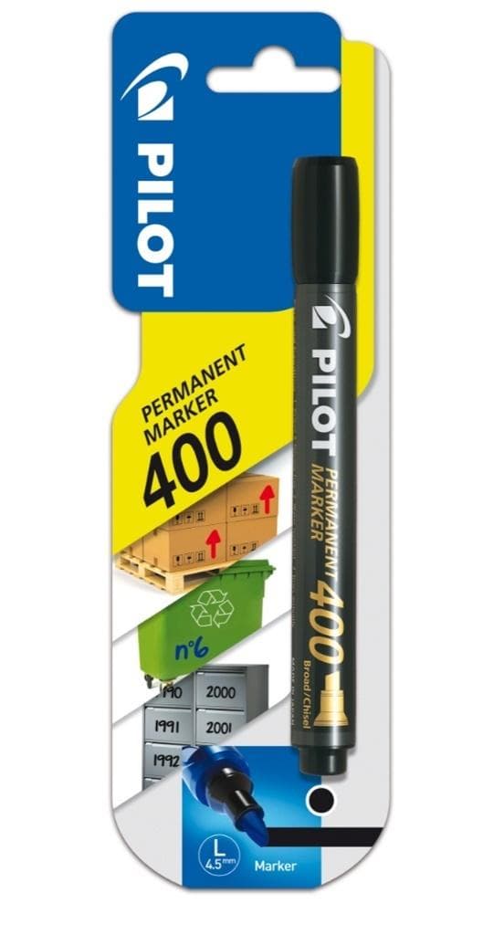 SCA-400 sort PILOT permanent tusch