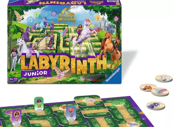 Ravensburger Labyrinth Junior Unicorn Academy brætspil 252138
