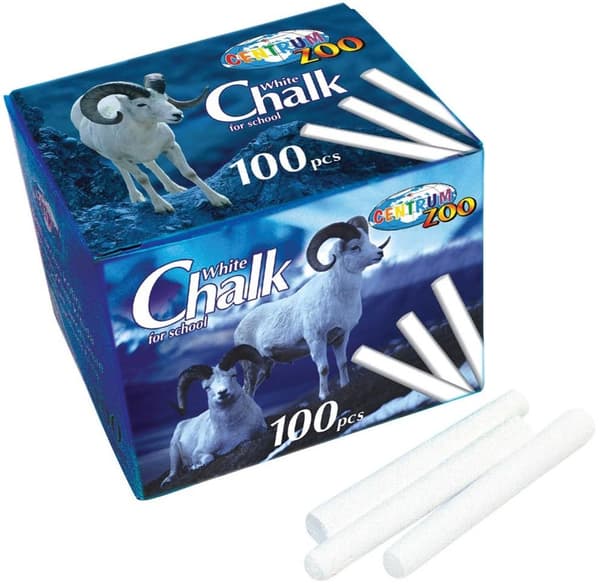 Vit tavlekrita 100 st 80372