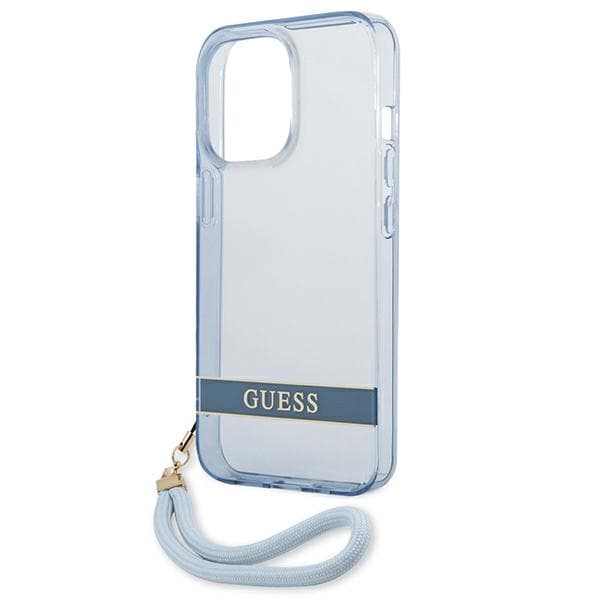 Guess Translucent Step-skal till iPhone 13 Pro / 13, Blå