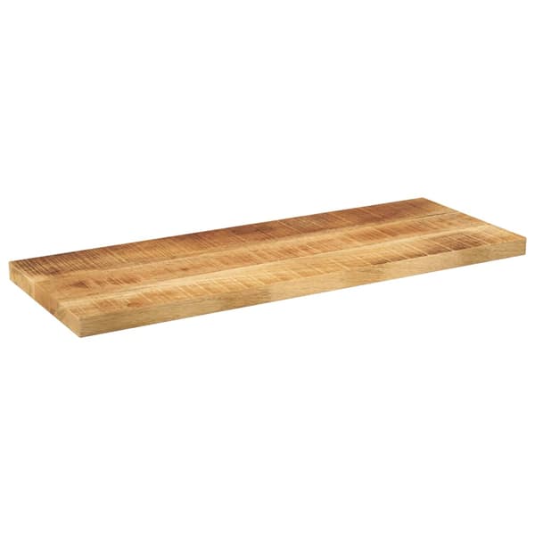 vidaXL bordplade 80x40x3,8 cm rektangulær ru mangotræ