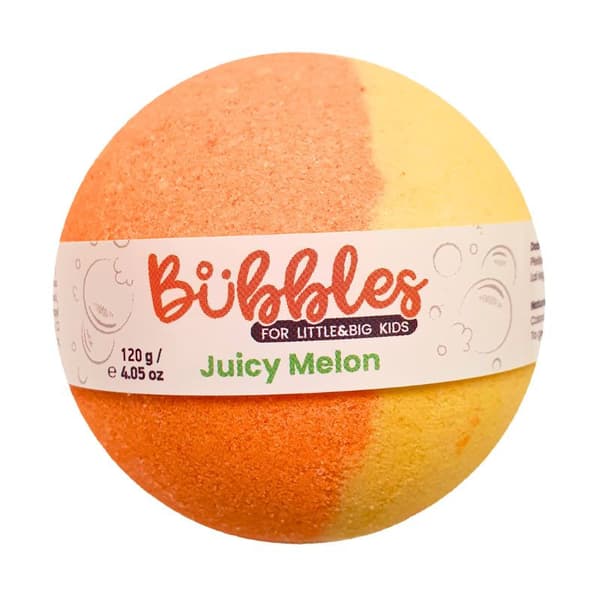 Bubbles Juicy Melon -kylpypommi, 120g
