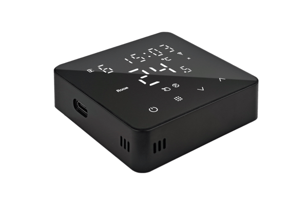 Zigbee Tuya Batteridrevet Rumtermostat BAT2 Sort