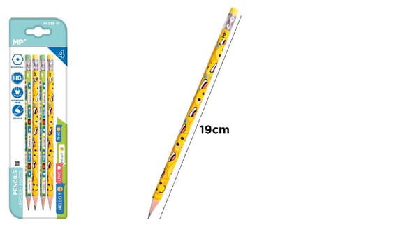 Candy Color HB blyanter 4 stk. MP