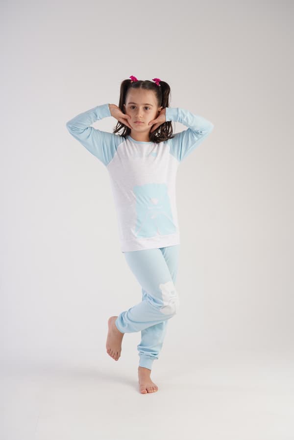 Flickpyjamas i bomull Vienetta 158 13/14