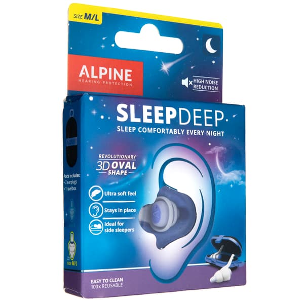 Alpine SleepDjupa öronproppar för sömn