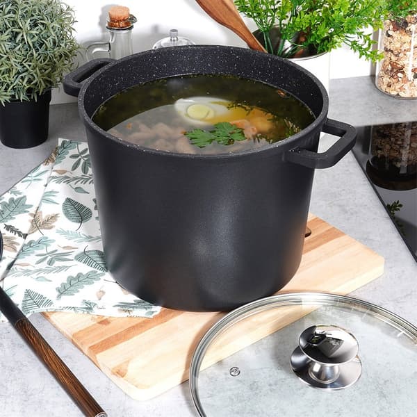GRANITKRUTLOCK HÖGINDUKTIONS-NON-STICK-BELÄGGNING 7,6 L