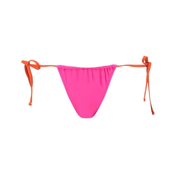 Puma Swim Dam Sidobindning Tanga String Bikiniunderdel Rosa S