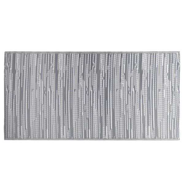 vidaXL Ulkomatto, harmaa, 190x290 cm, PP