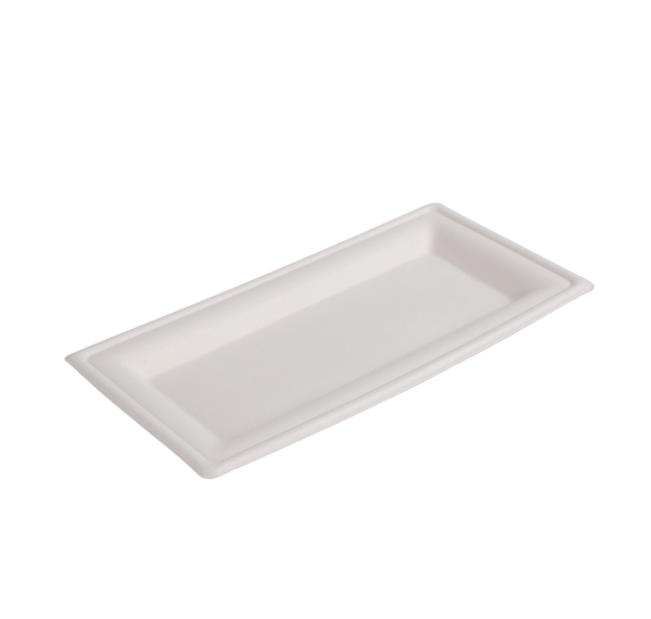 Engångsform av sockerrör 26 cm x 13 cm, 50 st grillcatering