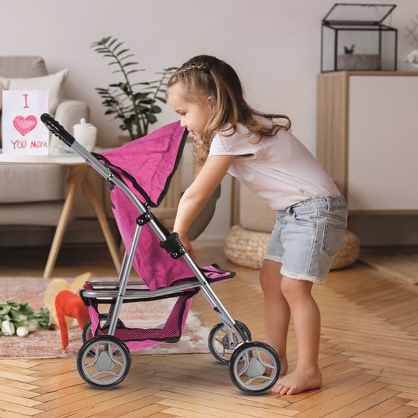 Dukkevogn, Sammenklappelig, Let, Stabil, Prinsesse Rose