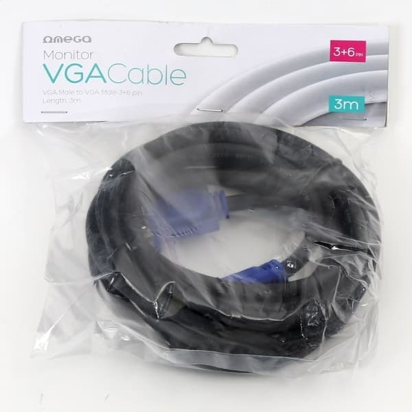 OMEGA VGA-KABEL 6+3 3,0M [40366]