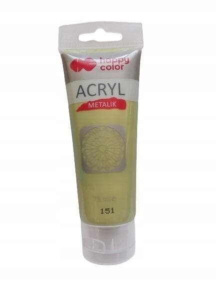 AKRYLMALING 75ML GRØN GULD METALLIC (151) 1123