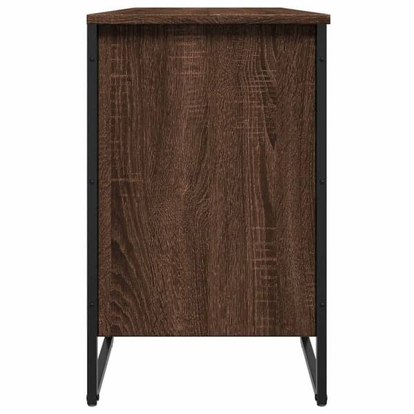 vidaXL skoskab brunt egetræ 90x38x61,5 cm