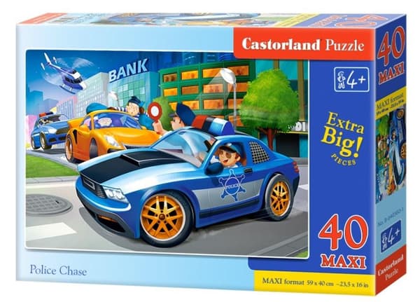 Pussel 40 maxi - Polisjakt CASTOR