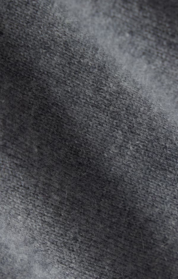 Mikromønstret sweater med rund hals S