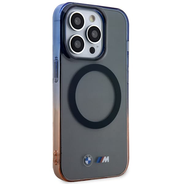 BMW Gradient Bumper MagSafe-skal till iPhone 14 Pro Max, grå